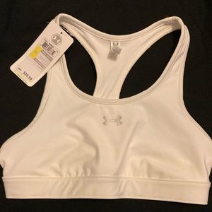 White Under Armor Gym Bra